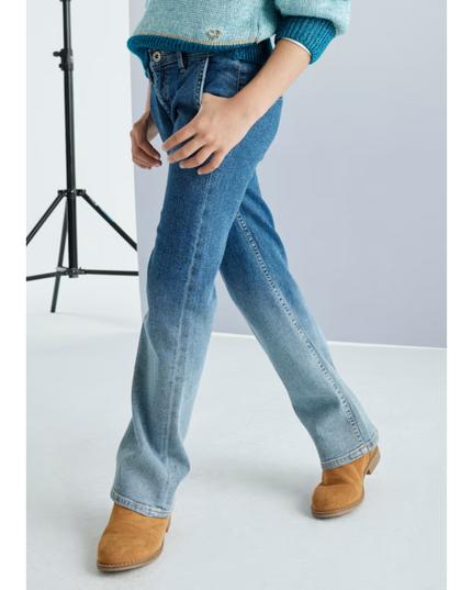 Kids Atelier-Mayoral-Gardient Jeans For Teenage Girls