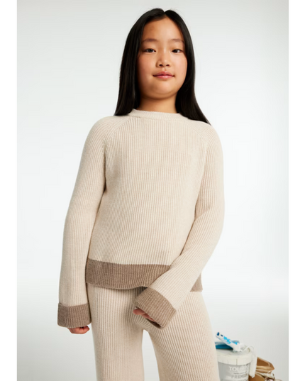 Kids Atelier-Mayoral-Girl Jumper and Trousers Tricot Set