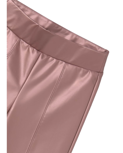Kids atelier-Mayoral-Girl Faux Leather Leggings