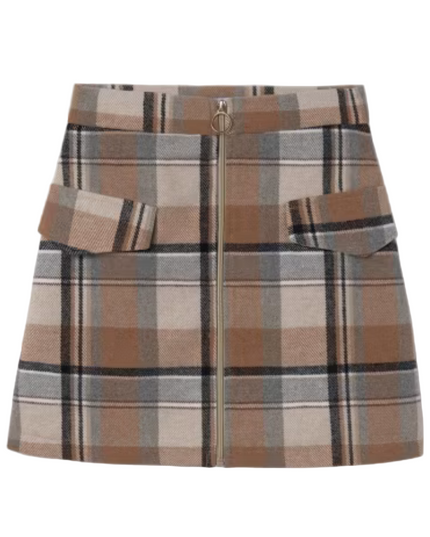 Kids telier-Mayoral-Girl Plaid Skirt