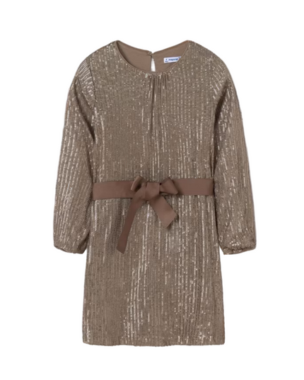 Kids Atelier-Mayoral-Girls' Sequin Dress