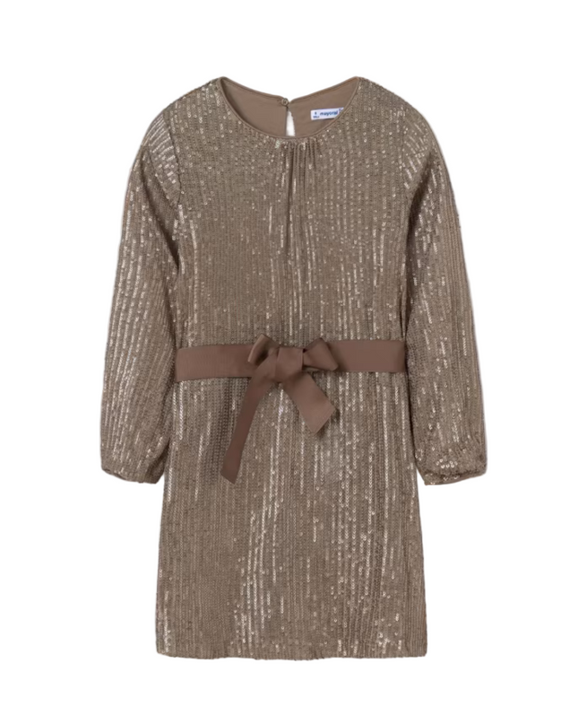Kids Atelier-Mayoral-Girls' Sequin Dress