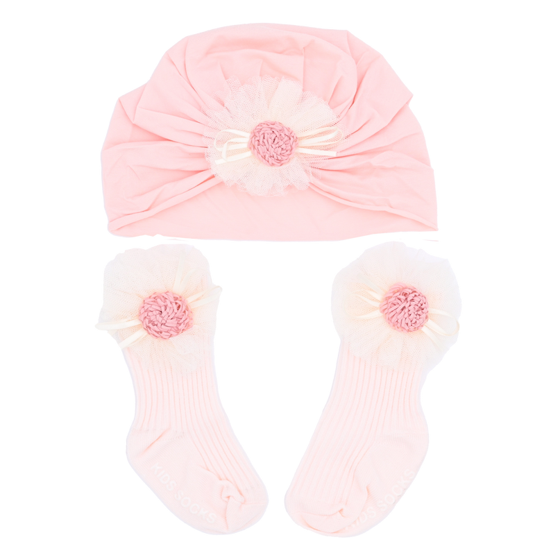 Pink Flower Ivory Petal Gift Set