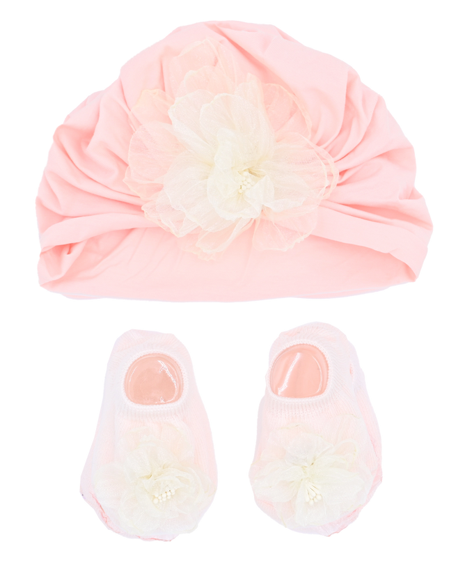 Ivory Flower Pink Base Gift Set