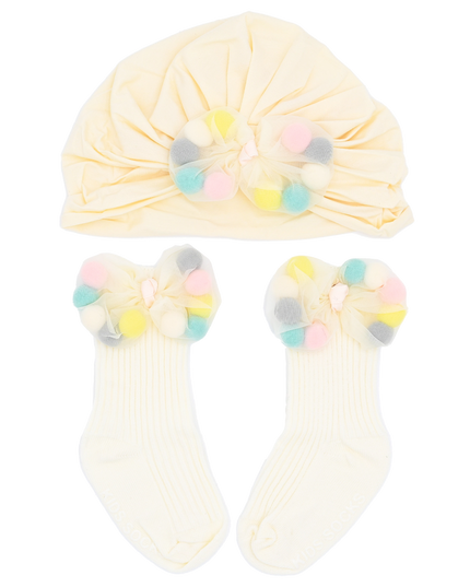 Ivory Multicolor Bow Gift Set