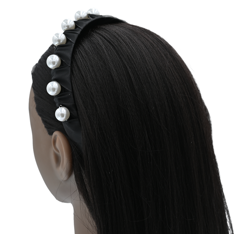Multicolored Pearl Studded Headband
