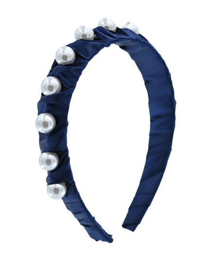 Multicolored Pearl Studded Headband