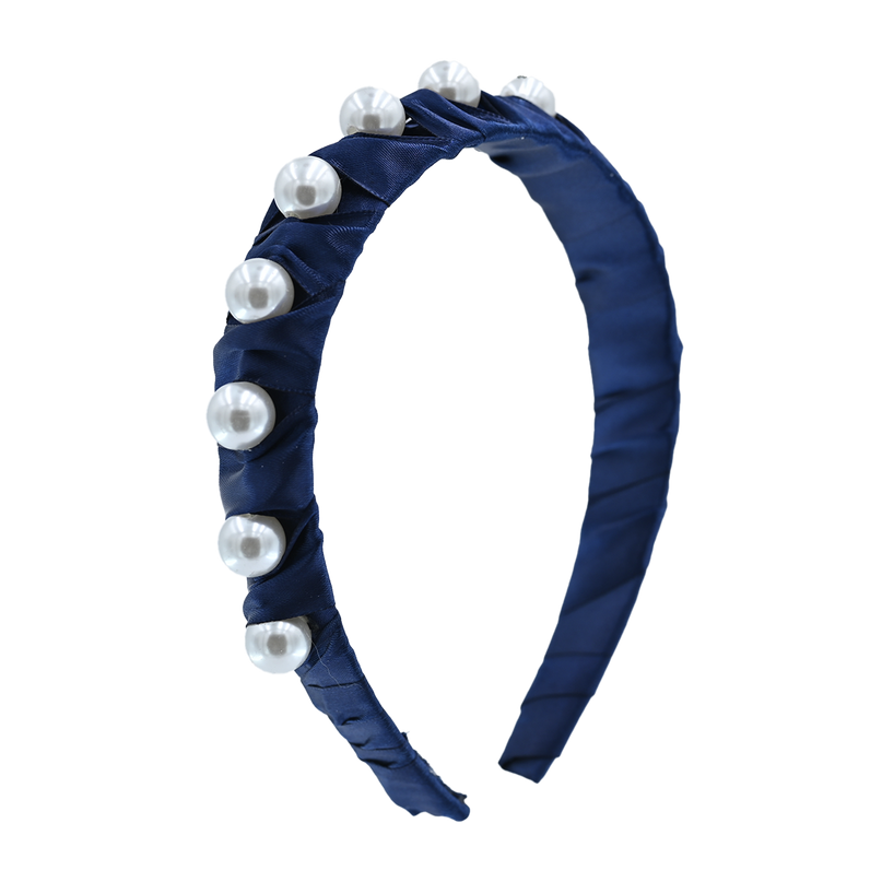 Multicolored Pearl Studded Headband