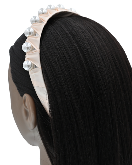 Multicolored Pearl Studded Headband