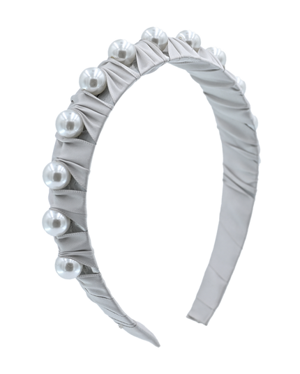Multicolored Pearl Studded Headband