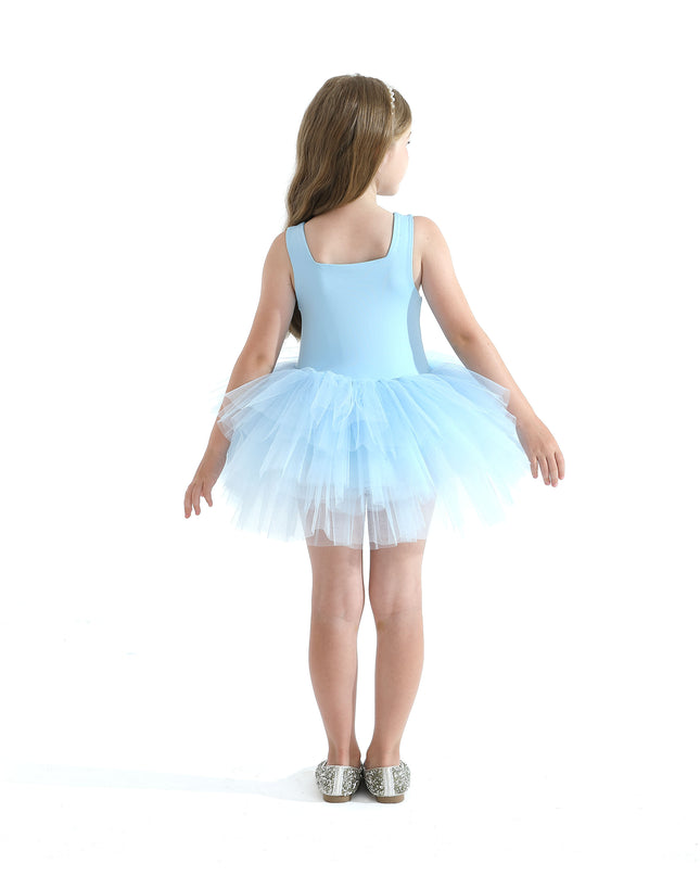 Light Blue Layered Leotard
