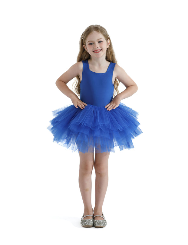Royal Blue Layered Leotard