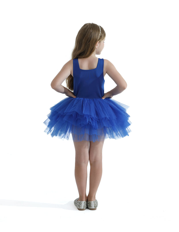 Royal Blue Layered Leotard