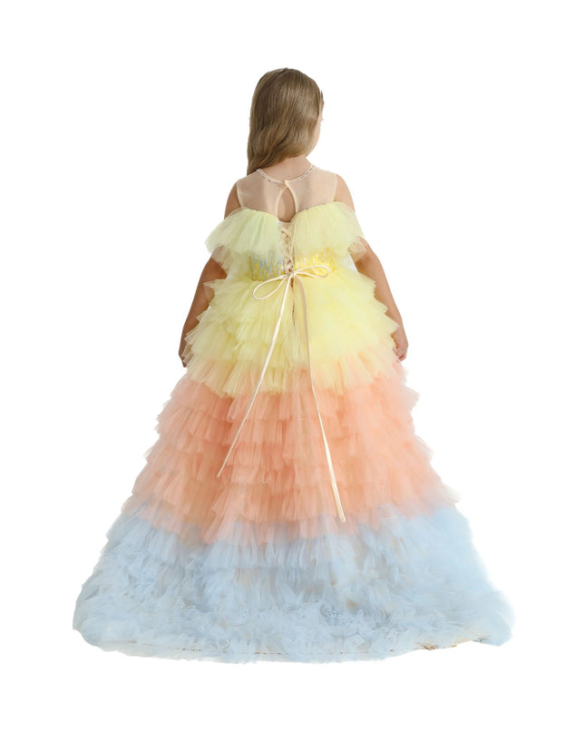 kidsatelier-mimitutu-Yellow-Tiered-Pastel-Ruffle-Callecita-Dress