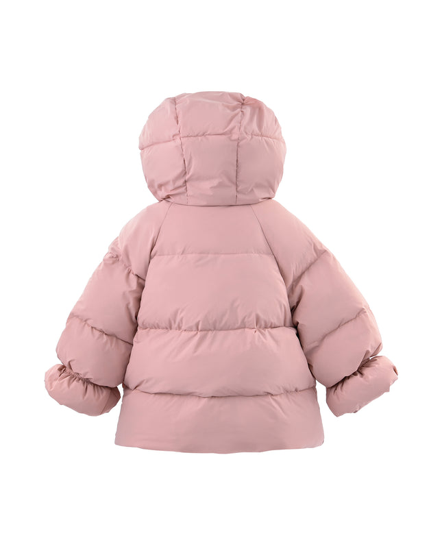 kids atelier mimi tutu pink Glow Heart-Pocket Puffer Jacket