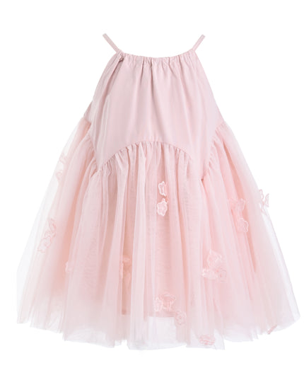 kids atelier mimi tutu Pink Mirelle Petal Flared Tulle Dress