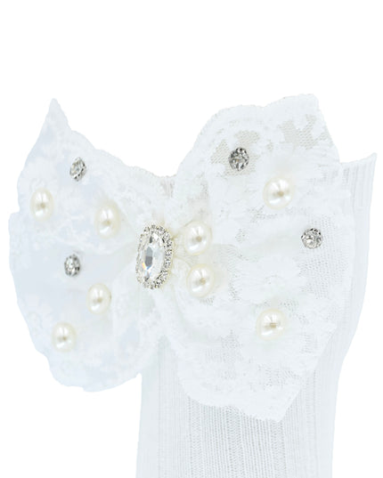 kidsatelier-mimitutu-Pearl-Ribbon-Rhinestone-Bow-Socks