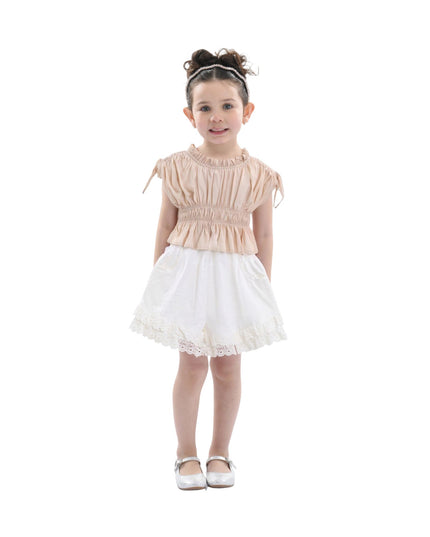 kidsatelier-mimitutu-Beige-Ruffle-Bow-Outfit-Set
