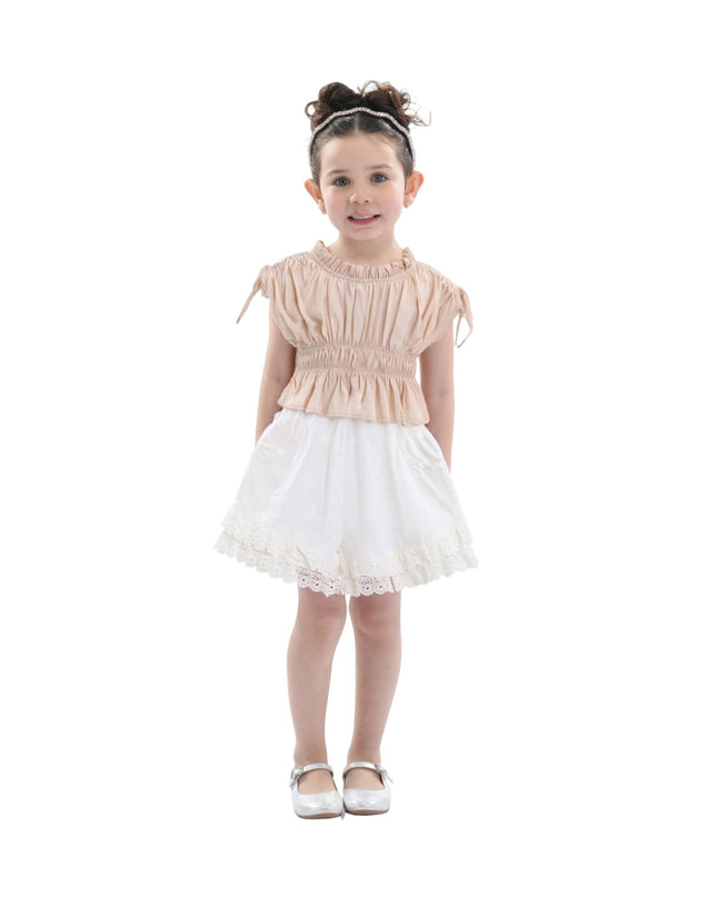kidsatelier-mimitutu-Beige-Ruffle-Bow-Outfit-Set