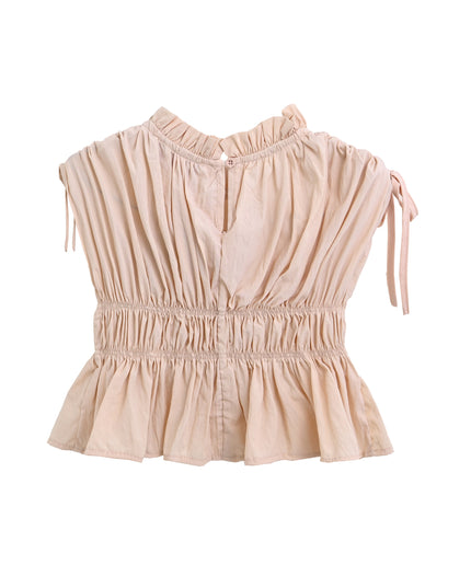 kidsatelier-mimitutu-Beige-Ruffle-Bow-Outfit-Set