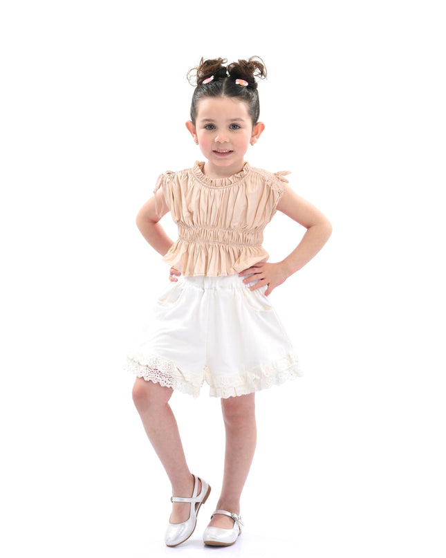 kidsatelier-mimitutu-Beige-Ruffle-Bow-Outfit-Set