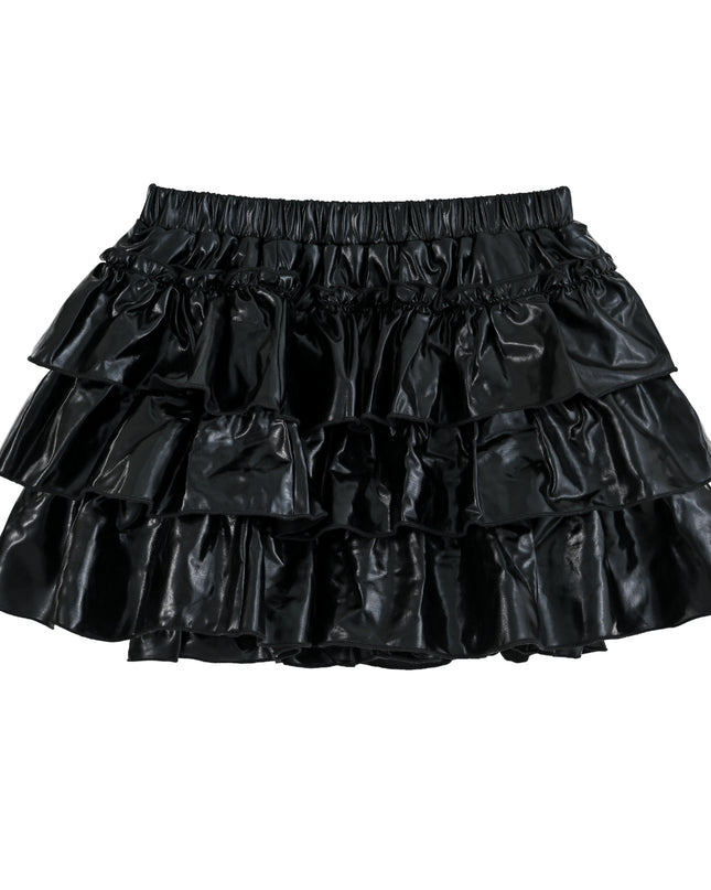 kids atelier mimi tutu Black Tiered Mini Skirt