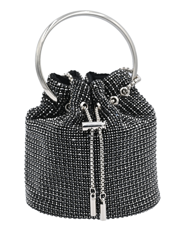 kidsatelier-mimitutu-Black-Rhinestone-Chain-Buckle-Purse