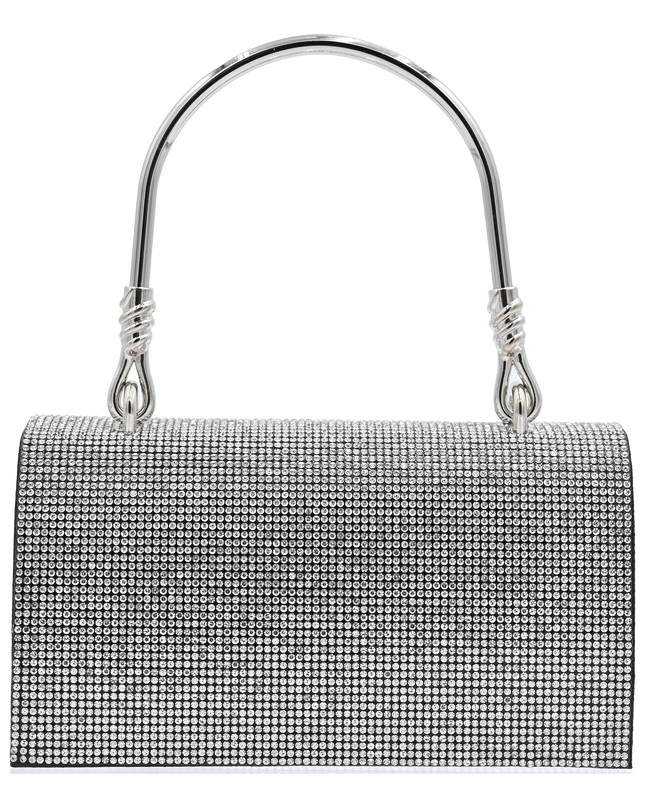 kidsatelier-mimitutu-Silver-Rhinestone-Black-Base-Foldover-Handbag