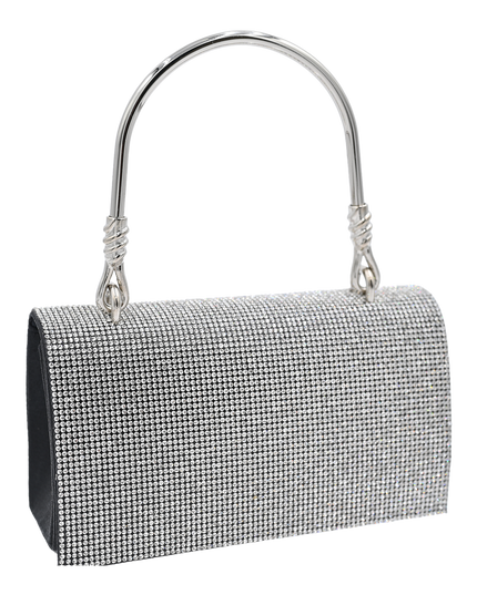kidsatelier-mimitutu-Silver-Rhinestone-Black-Base-Foldover-Handbag