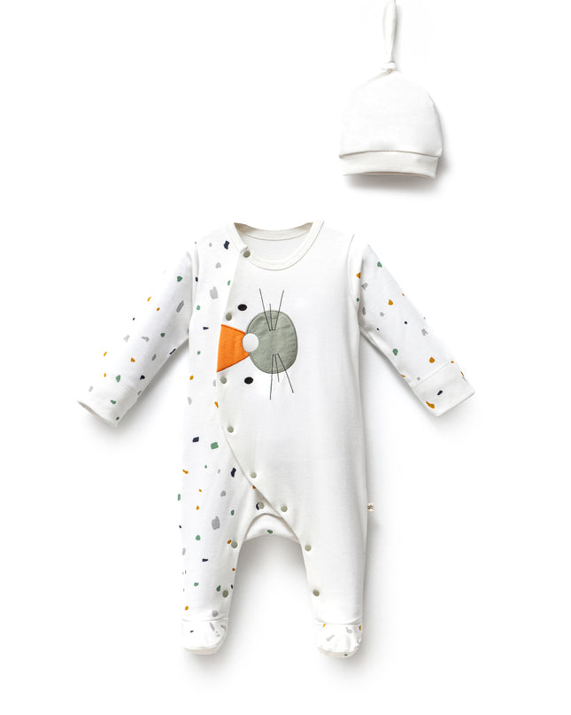 Kids Atelier-Moi Moi-Multicolor Polka Dot One-Piece Set