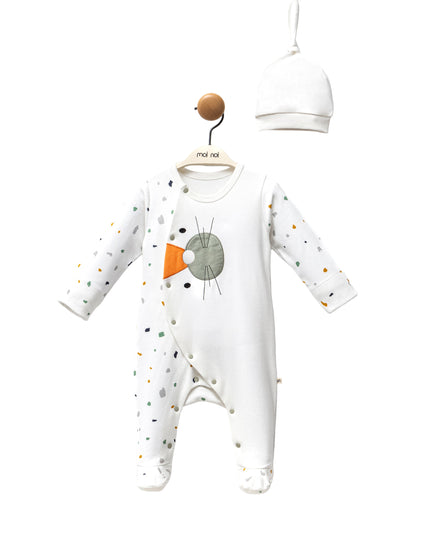 Kids Atelier-Moi Moi-Multicolor Polka Dot One-Piece Set