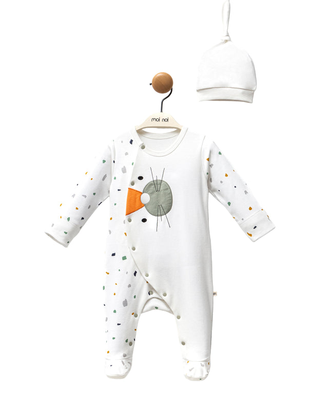Kids Atelier-Moi Moi-Multicolor Polka Dot One-Piece Set