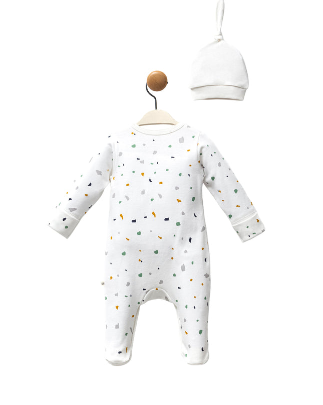 Kids Atelier-Moi Moi-Multicolor Polka Dot One-Piece Set
