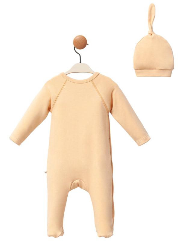 Kids Atelier-Moi Moi-Tangerine Lovely Bunny One-Piece Set