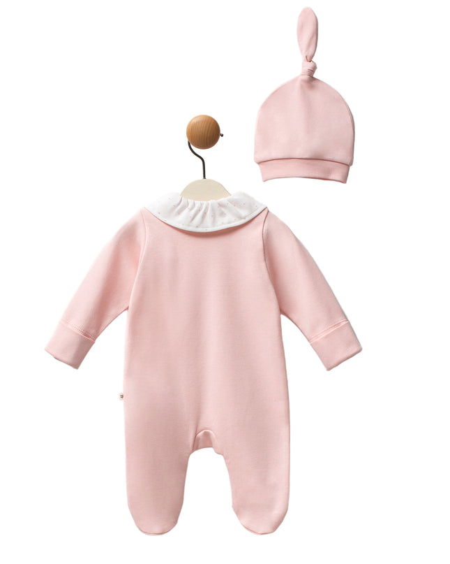 Kids Atelier-Moi Moi-Pink Swan One-Piece Set