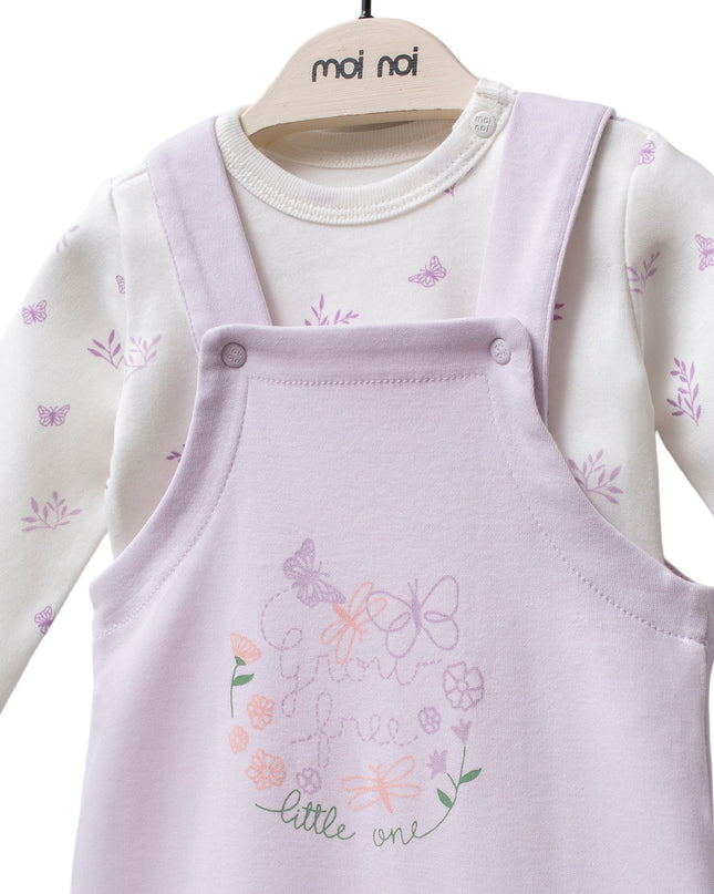 Kids Atelier-Moi Moi-Liliac Growing Butterfly One-Piece Set