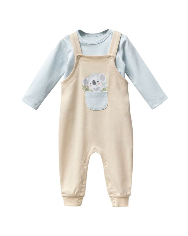 Kids Atelier-Moi Moi-Beige Koala One-Piece Set