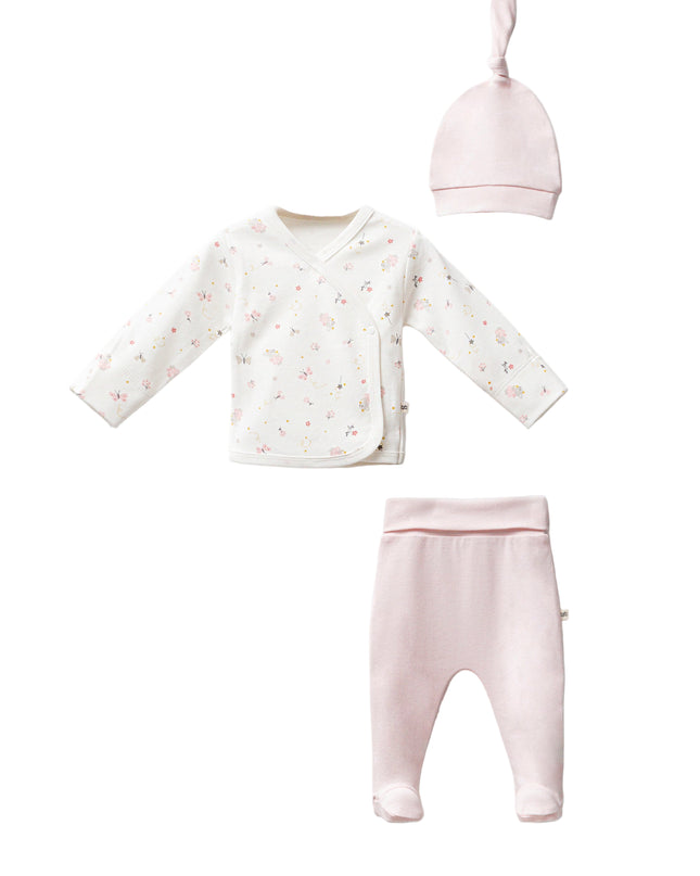 Kids Atelier-Moi Moi-Pink Flower Fairy Outfit Set
