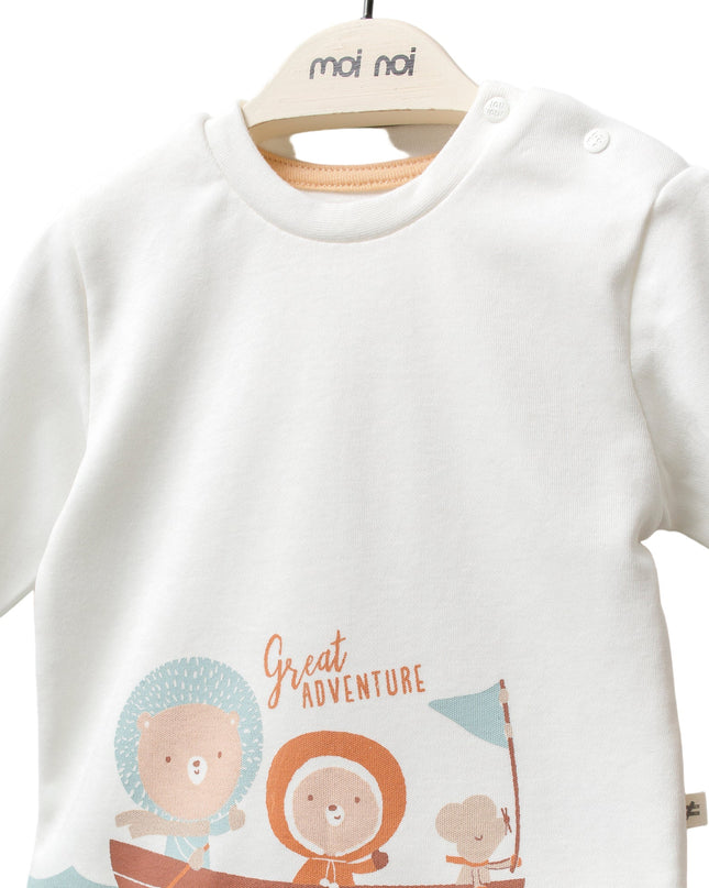 Kids Atelier-Moi Moi-Beige Great Adventure Bear Set