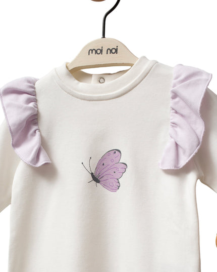 Kids Atelier-Moi Moi-Purple Butterfly Outfit Set