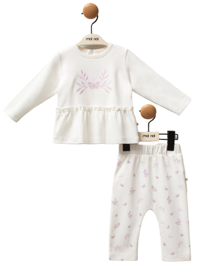 Kids Atelier-Moi Moi-Pink Butterfly Outfit Set