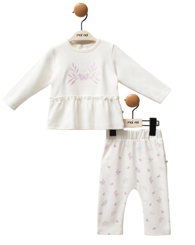 Kids Atelier-Moi Moi-Pink Butterfly Outfit Set