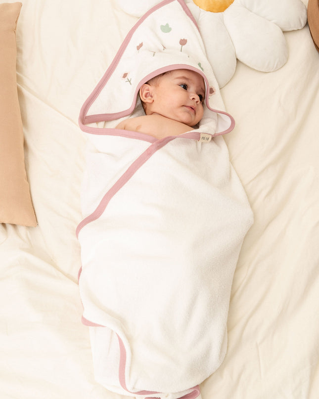 Kids Atelier-Moi Moi-Mauve Flower Babysoft Blanket