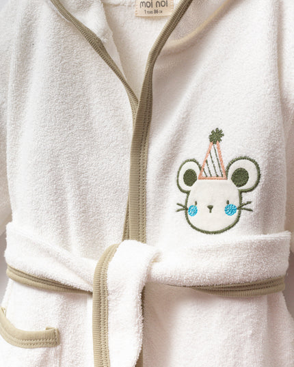 Kids Atelier-Moi Moi-Ivory Mouse Party Robe
