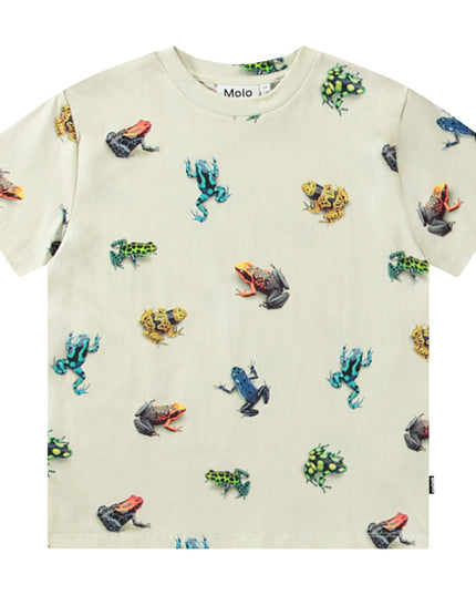 Kids Atelier-Molo-Roxo Vibrant Frogs T-Shirt