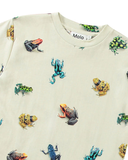 Kids Atelier-Molo-Roxo Vibrant Frogs T-Shirt