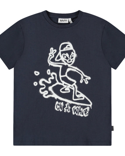 Kids Atelier-Molo-Riley On A Wave Calm T-Shirt