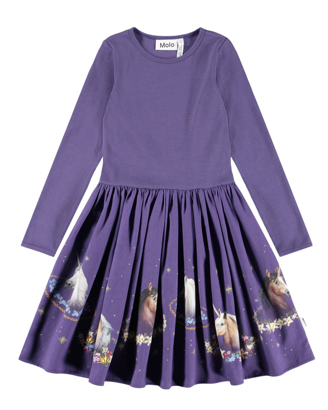 Kids Atelier-Molo-Casie Warm Unicorn Dress