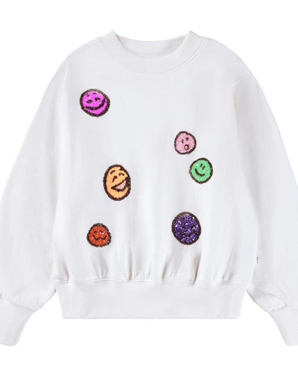 Kids Atelier-Molo-Kid Girl Buttercream Marge Sweatshirt