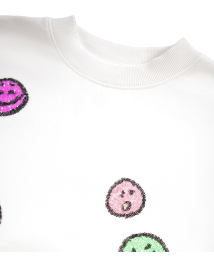 Kids Atelier-Molo-Kid Girl Buttercream Marge Sweatshirt